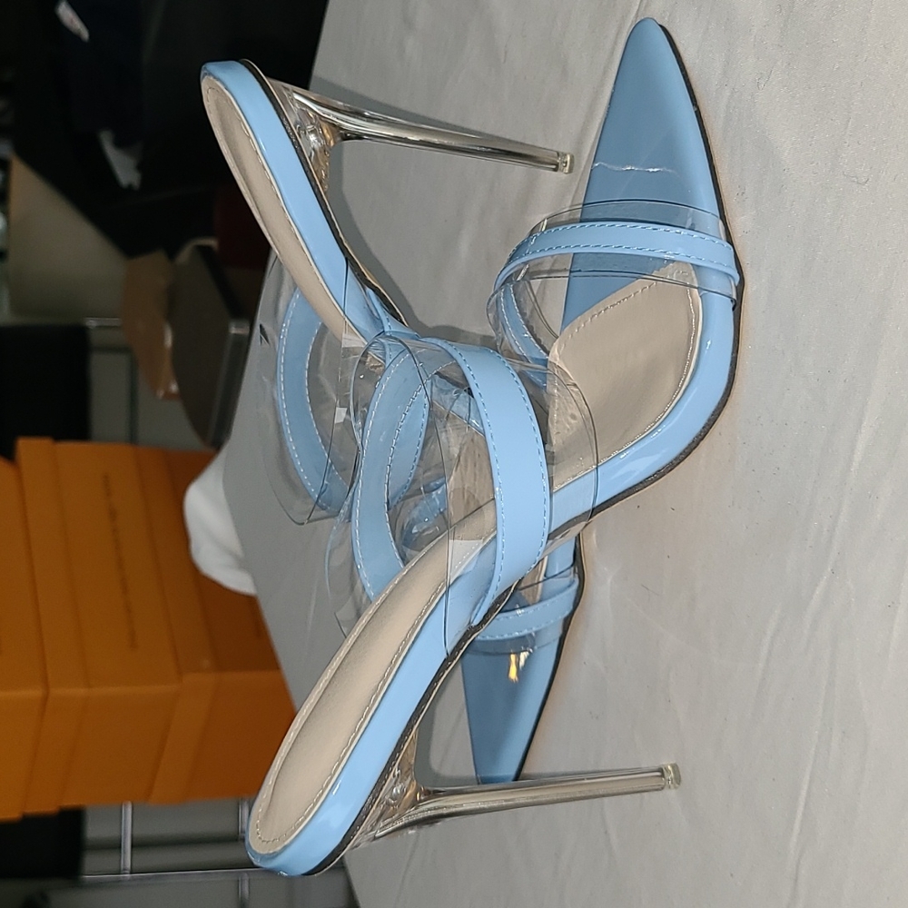 No Brand Pointed Open Toed Mule - 42 (Fits more like a 10) BNIB